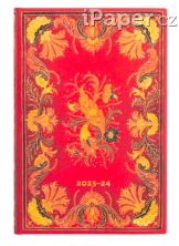 Paperblanks diář 18měsíční 2023-2024 Fiammetta mini horizontální DE9482-1